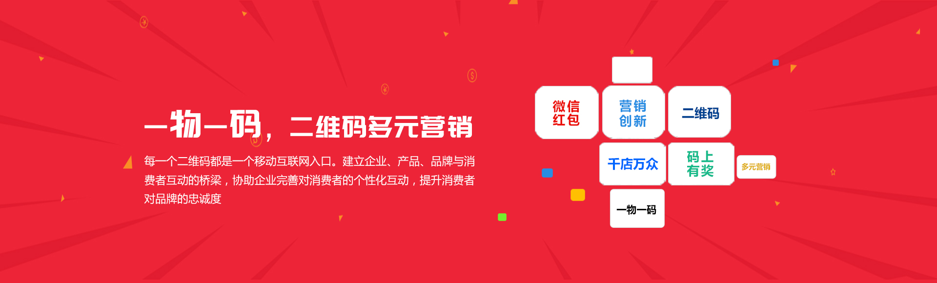 通过二维码的方式,包括白酒类企业,其他企业可以引导用户访问他们的企业网站,用二维码来扩大品牌影响力,提高服务效率,与企业可以使用二维码来提供移动支付,让二维码成为与消费者沟通的新渠道,消费者互动支付。